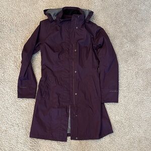 Eddie Bauer Women's Plum Rain Coat